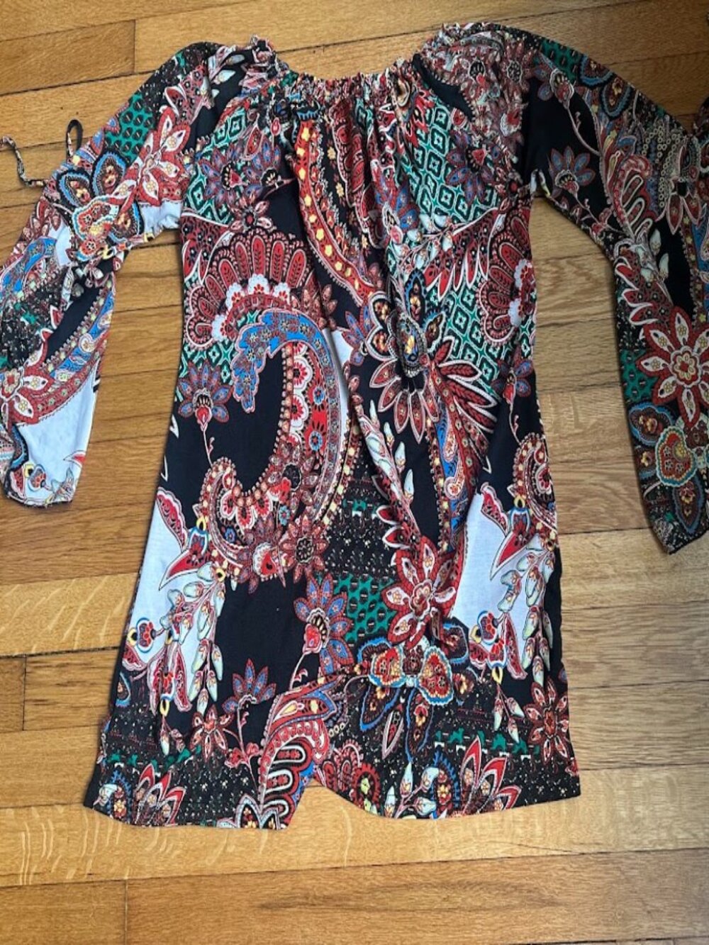 WinWin Tie Sleeve Multicolor Tunic Small